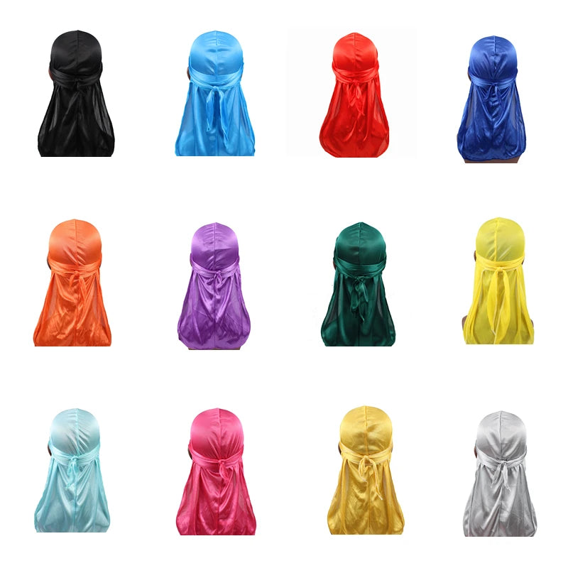 Durag en Soie Unisexe – Style, Protection & Confort