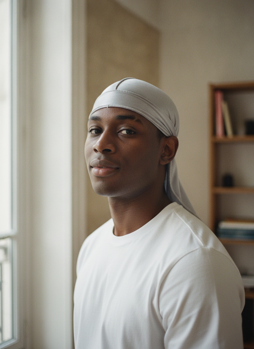 Durag en Soie Unisexe – Style, Protection & Confort