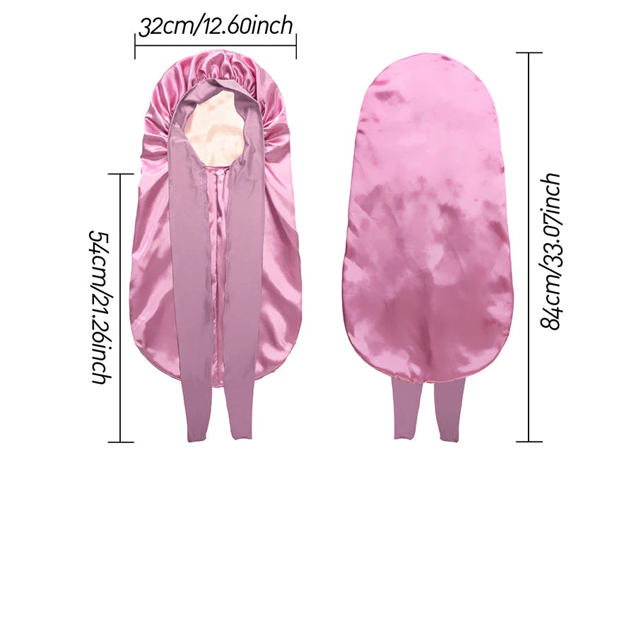 Bonnet en Satin Extra Large – Confort & Protection de Nuit