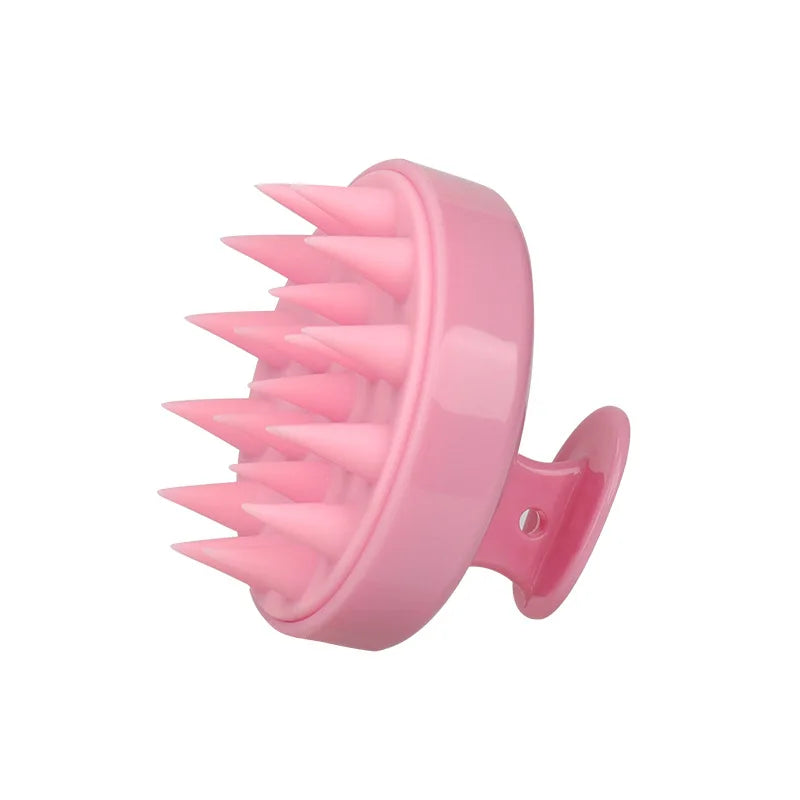 Brosse à Shampoing en Silicone – Massage & Soin du Cuir Chevelu
