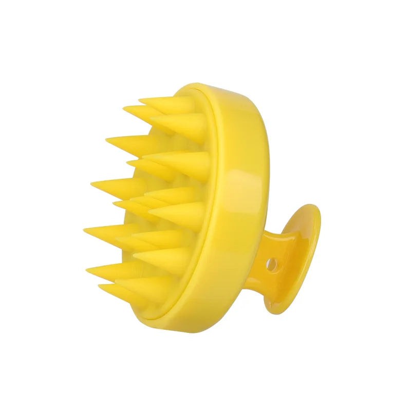 Brosse à Shampoing en Silicone – Massage & Soin du Cuir Chevelu