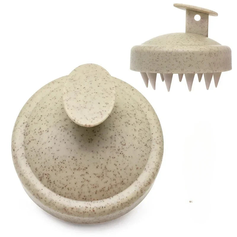 Brosse à Shampoing en Silicone – Massage & Soin du Cuir Chevelu