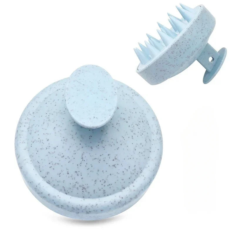Brosse à Shampoing en Silicone – Massage & Soin du Cuir Chevelu