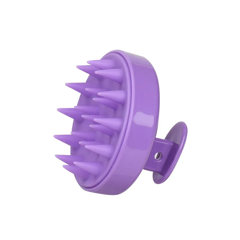 Brosse à Shampoing en Silicone – Massage & Soin du Cuir Chevelu