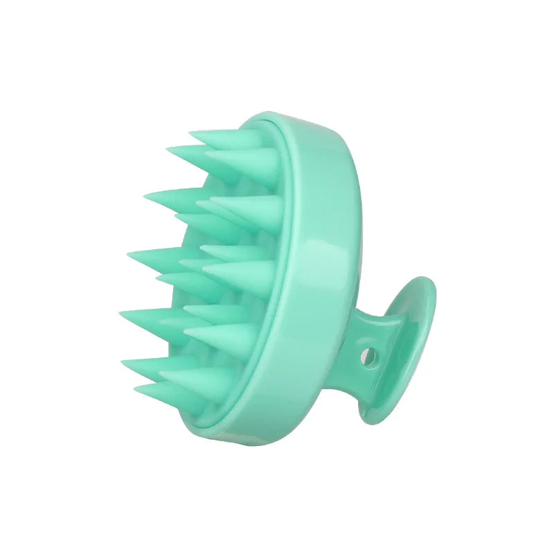 Brosse à Shampoing en Silicone – Massage & Soin du Cuir Chevelu