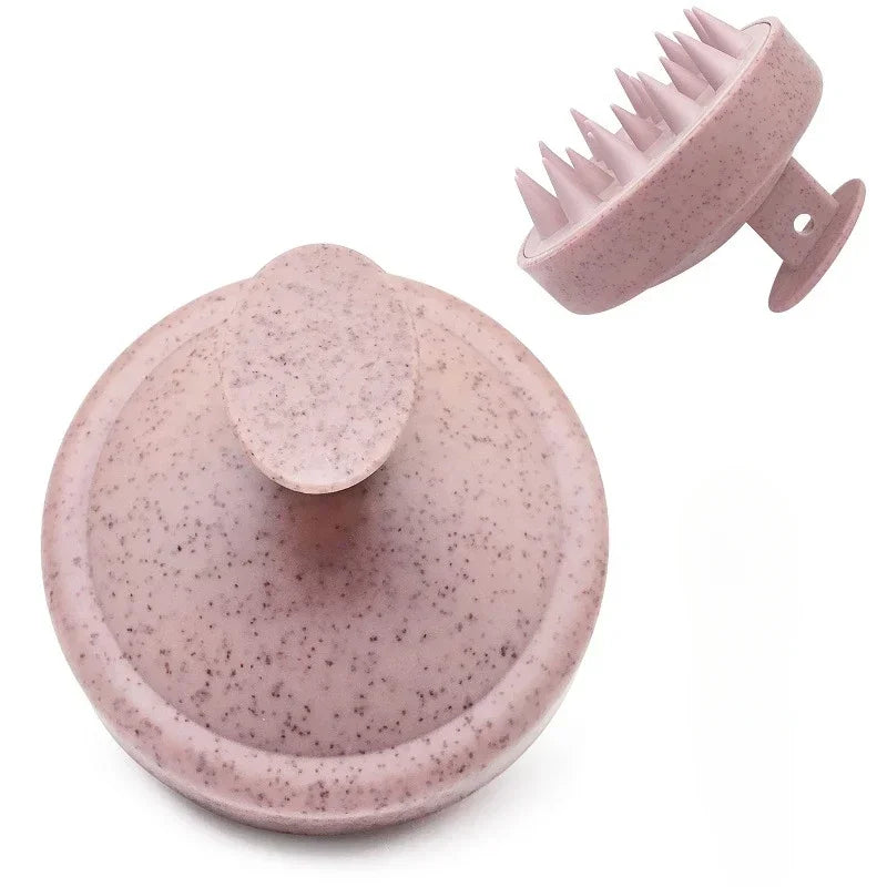 Brosse à Shampoing en Silicone – Massage & Soin du Cuir Chevelu