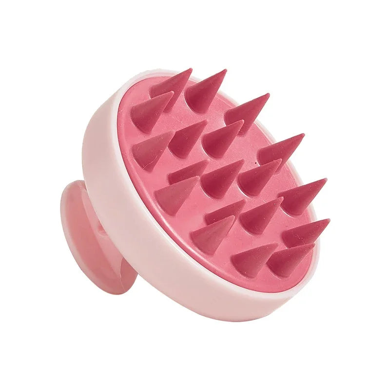 Brosse à Shampoing en Silicone – Massage & Soin du Cuir Chevelu
