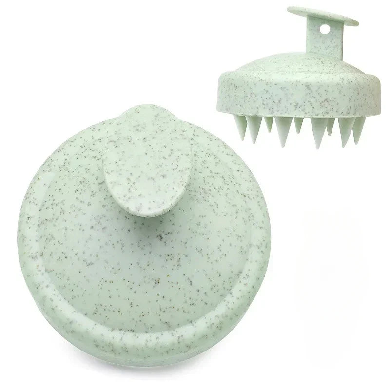 Brosse à Shampoing en Silicone – Massage & Soin du Cuir Chevelu
