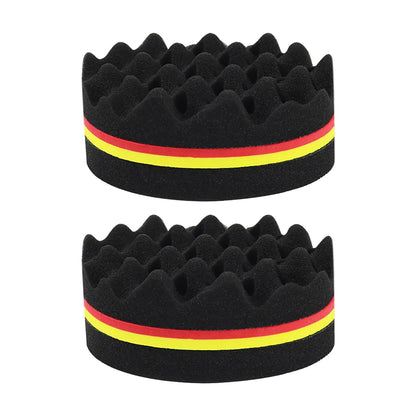 Éponge Magique Ovale Double Face – Twist, Waves & Dreads Afro