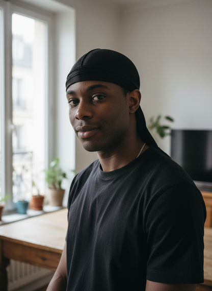 Durag en Soie Unisexe – Style, Protection & Confort
