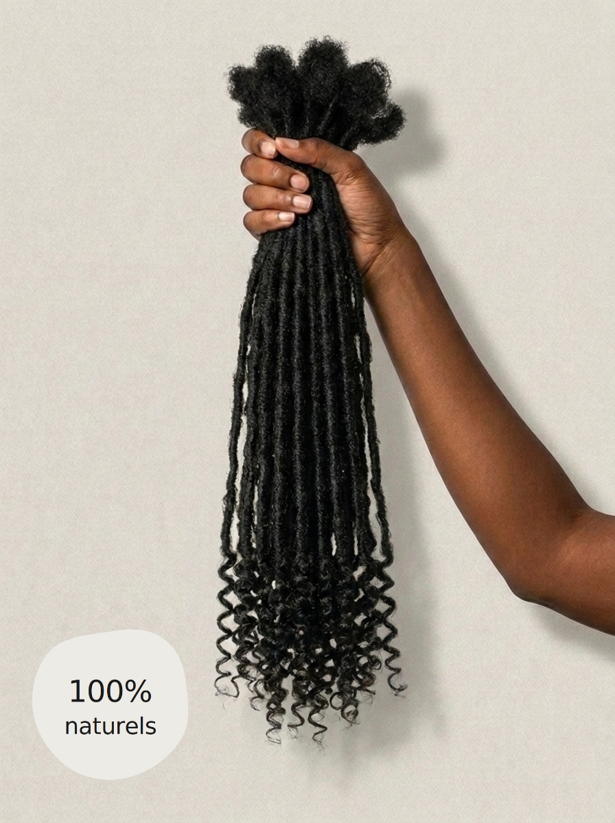 Extensions Locs Curly Ends
