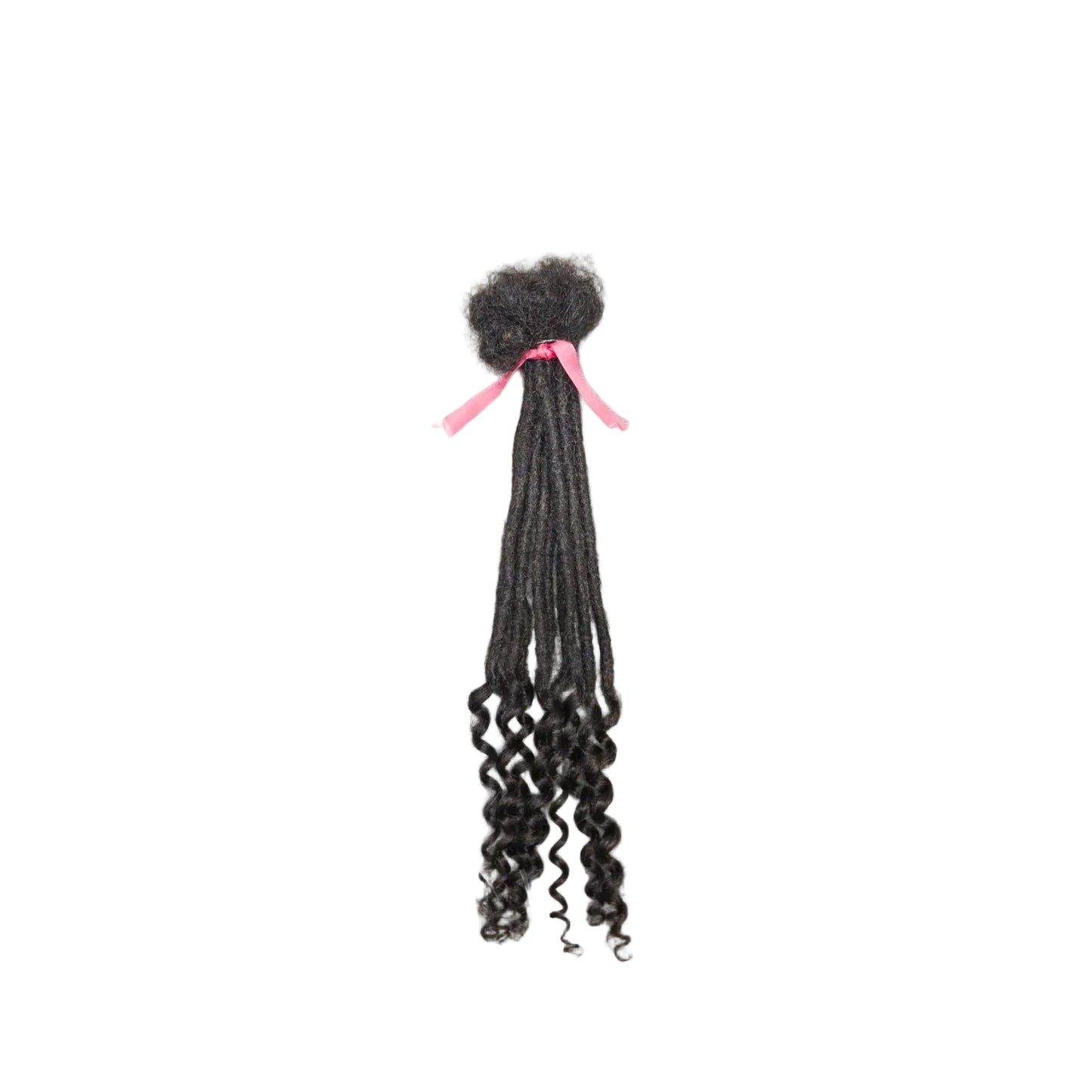 Locksify Afro Élégance Curly Ends 0.4mm – 20 à 30cm – Lot de 10 extensions