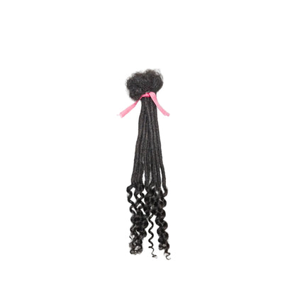 Locksify Afro Élégance Curly Ends 0.4mm – 20 à 30cm – Lot de 10 extensions
