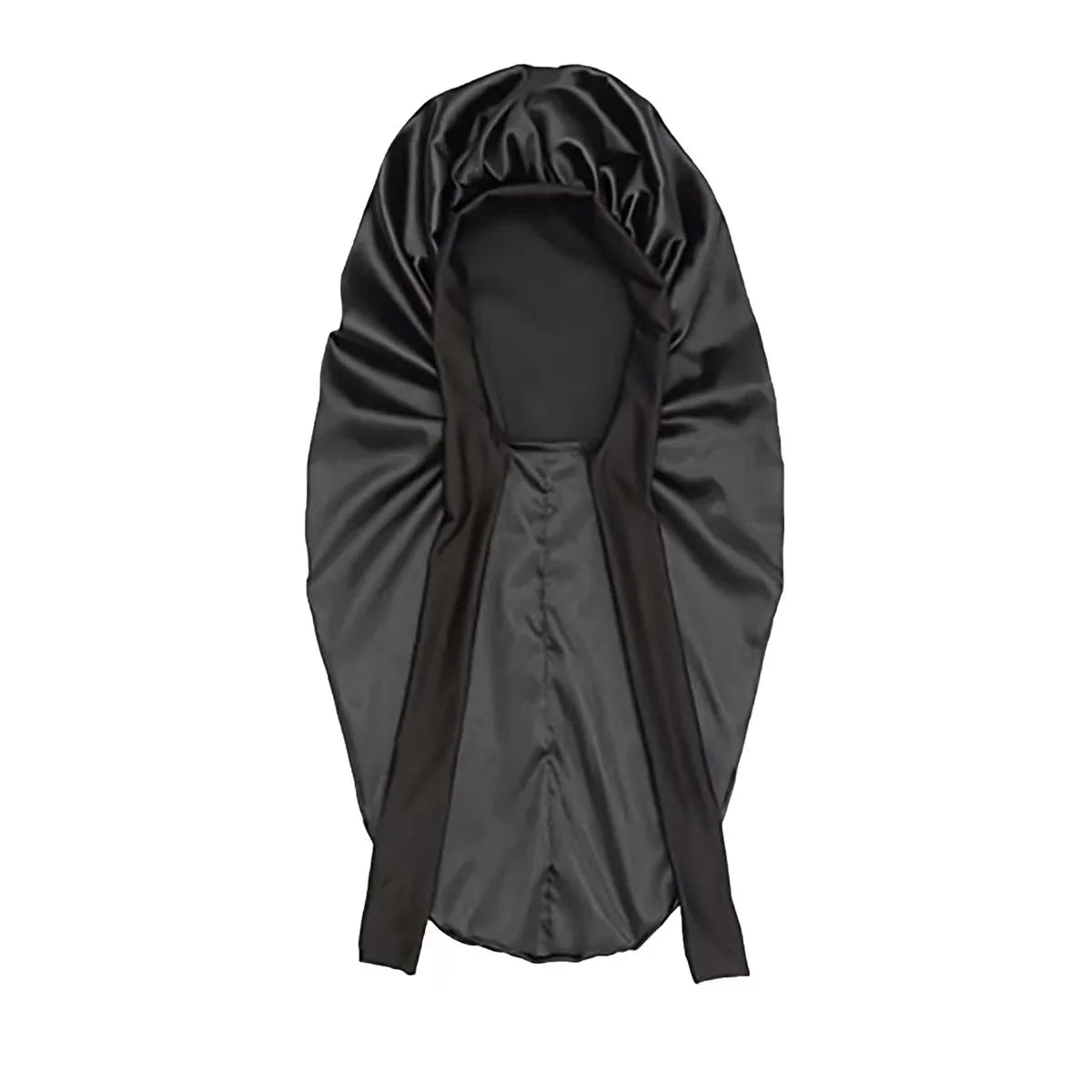 Bonnet de Nuit Satin Long Oversize avec Ruban – Élégance & Protection
