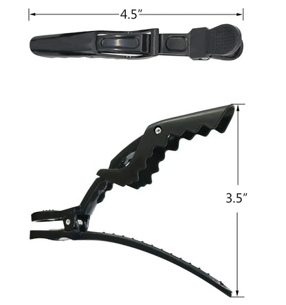Lot de 5 Pinces Crocodile pour Cheveux – Outil Professionnel de Coiffure