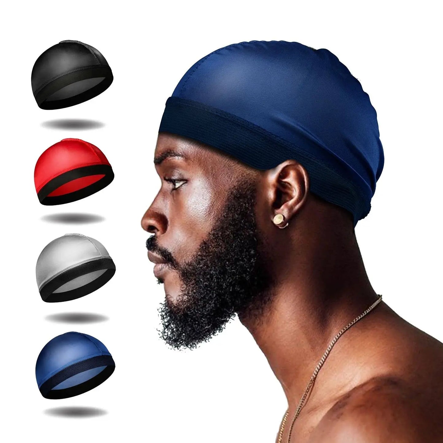 Bonnet Dome Cap Unisexe en Soie – Confort & Style