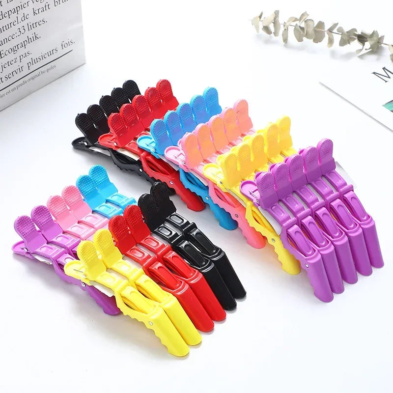 Lot de 5 Pinces Crocodile pour Cheveux – Outil Professionnel de Coiffure