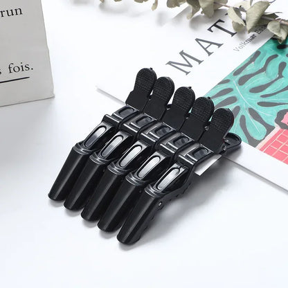 Lot de 5 Pinces Crocodile pour Cheveux – Outil Professionnel de Coiffure