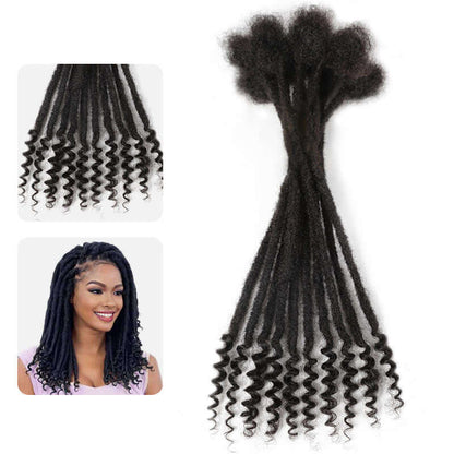 Extensions Locs Curly Ends